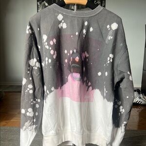 Gray and White Sweater